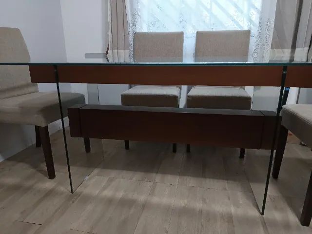 Mesa de Jantar de Vidro - Foto 3