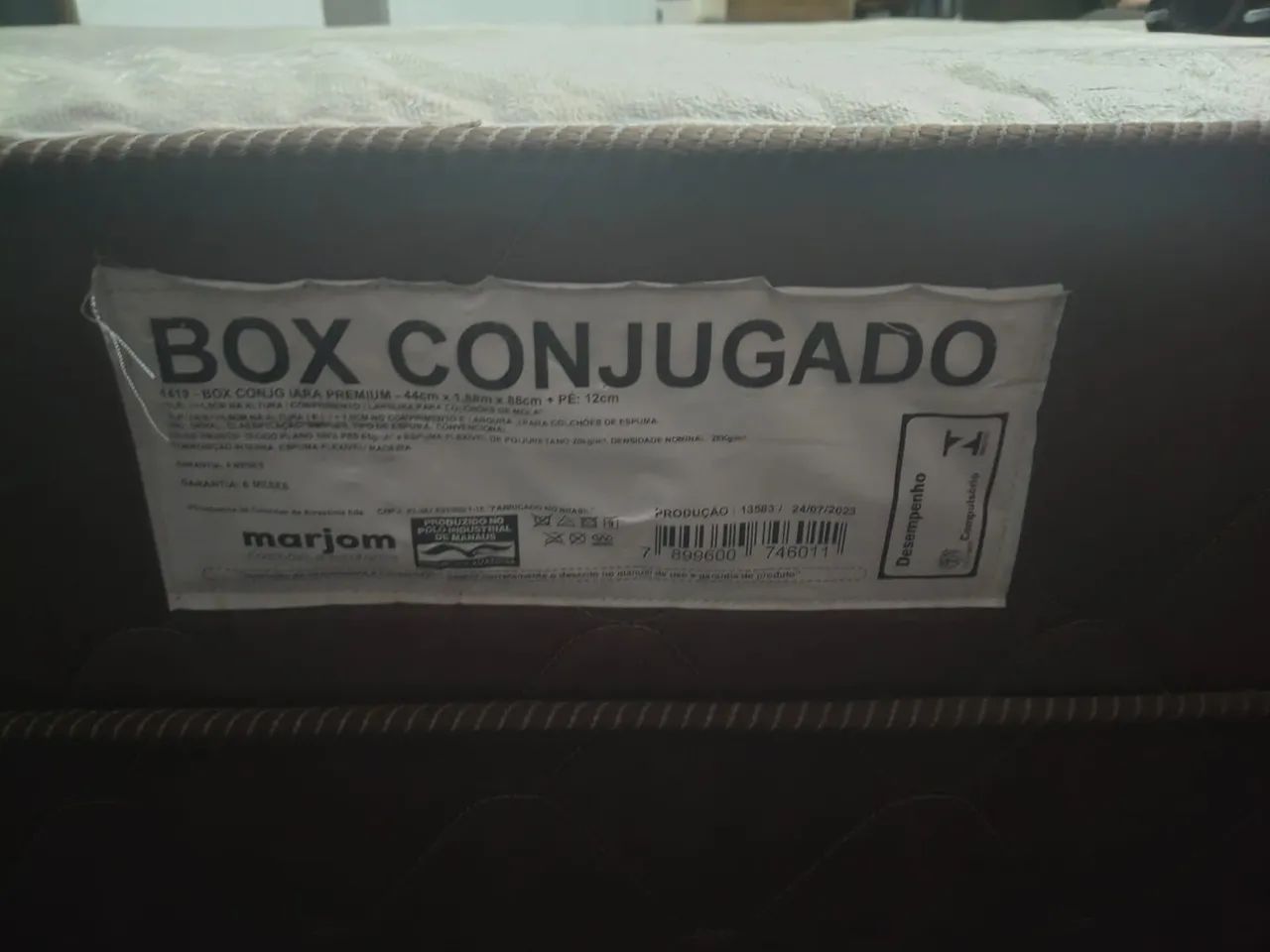 CAMA BOX SSOLTEIRO ESPUMA D28 SEMI NOVA R$280- Entrego  - Foto 2