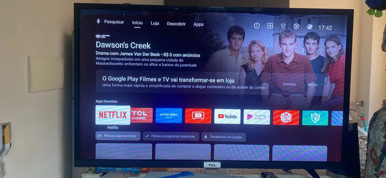 Tv TCL Google tv, 32 polegadas 