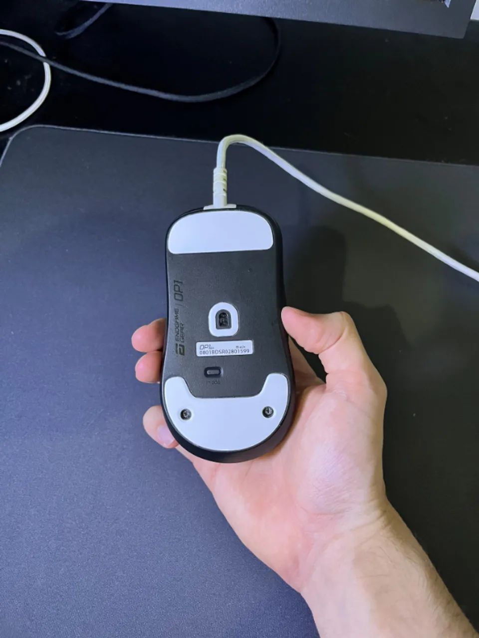 Mouse Endgame Gear OP1 8K Black + Cabo Flexcord + Micro Bungee Pulsar + Caixa - Foto 2