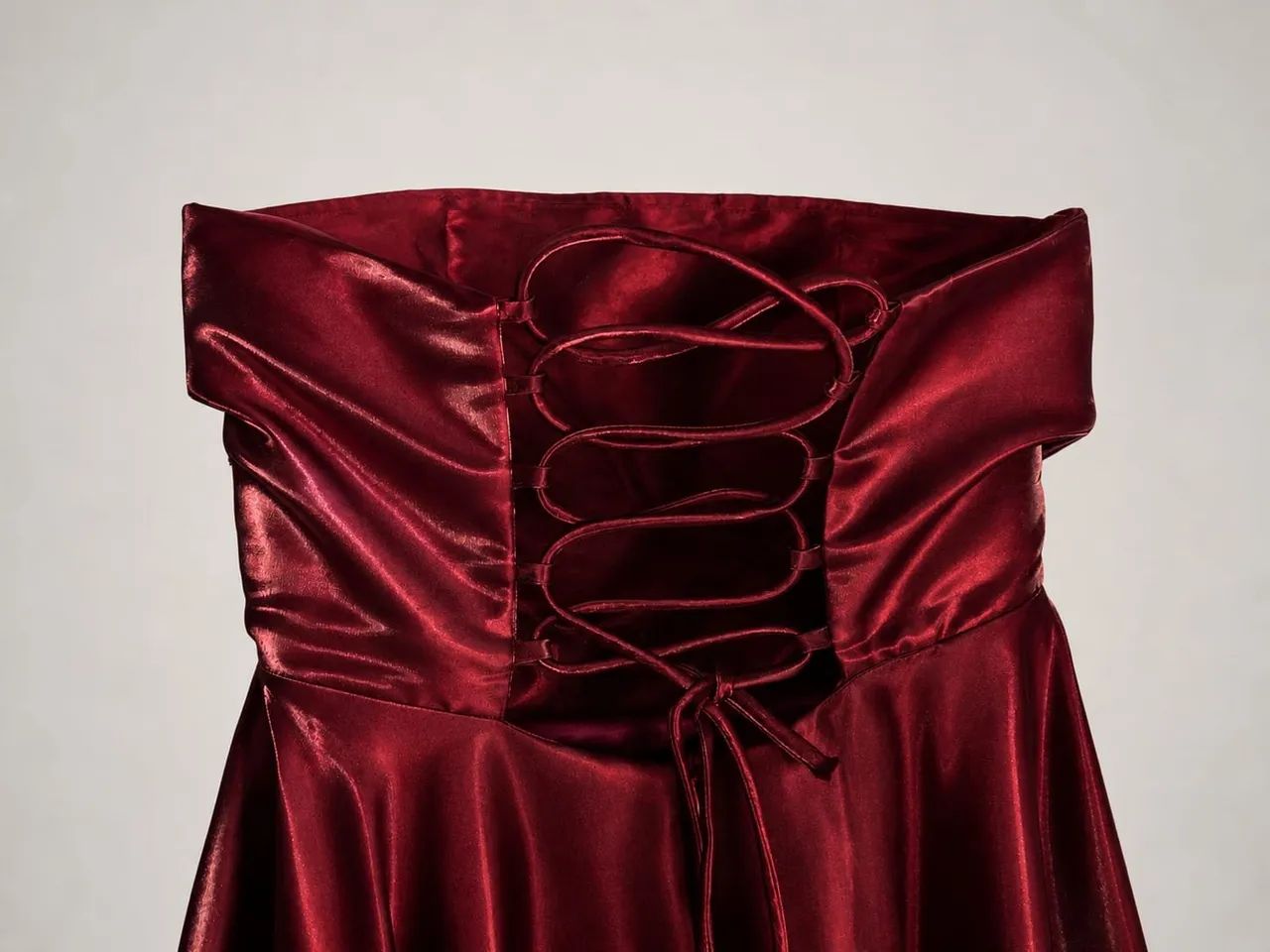 Vestido de Festa Longo Vinho - Foto 5