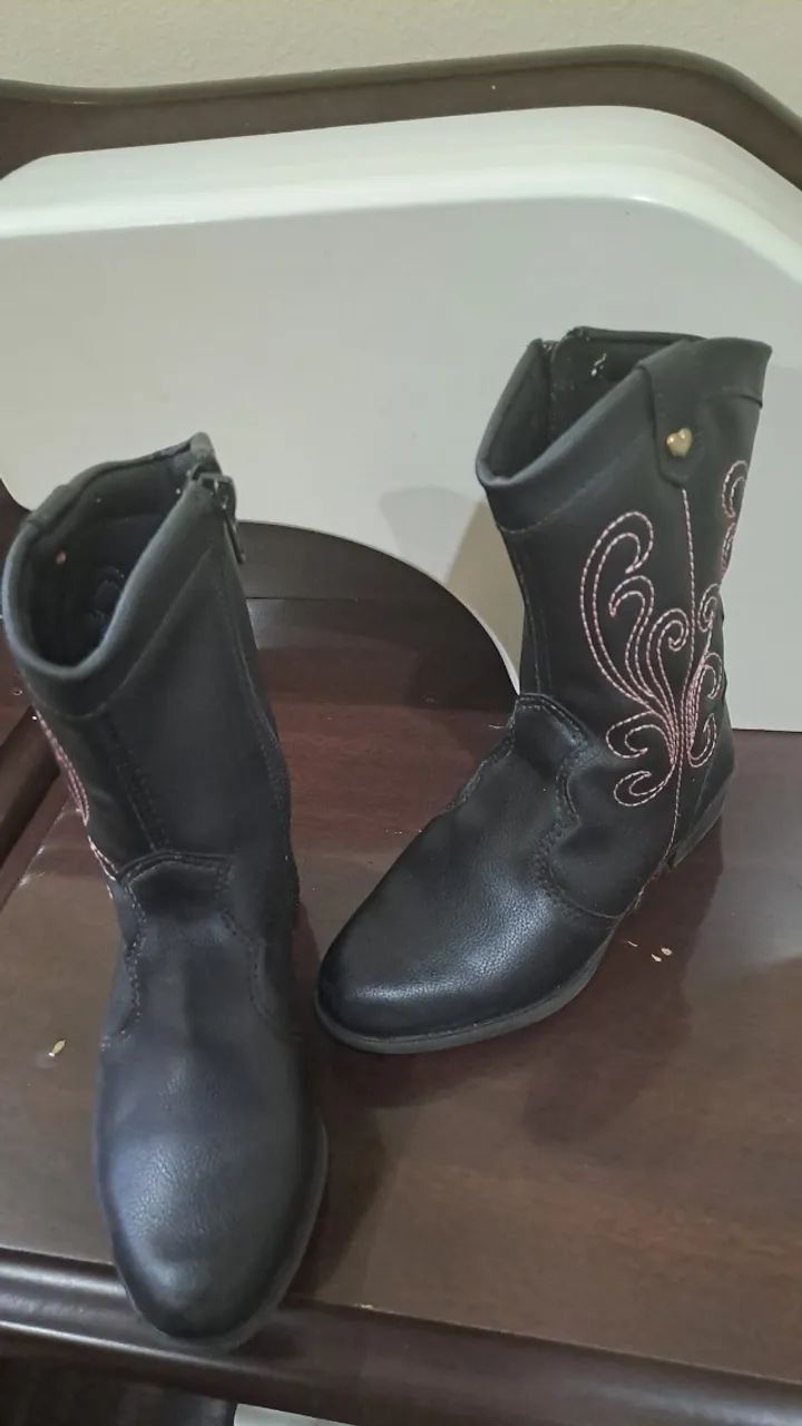 Bota de rodeio infantil - Foto 4