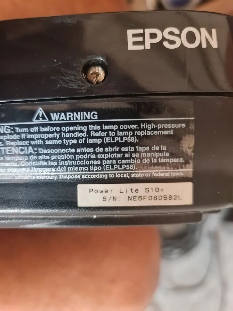 Projetor Epson s10+  - Foto 5