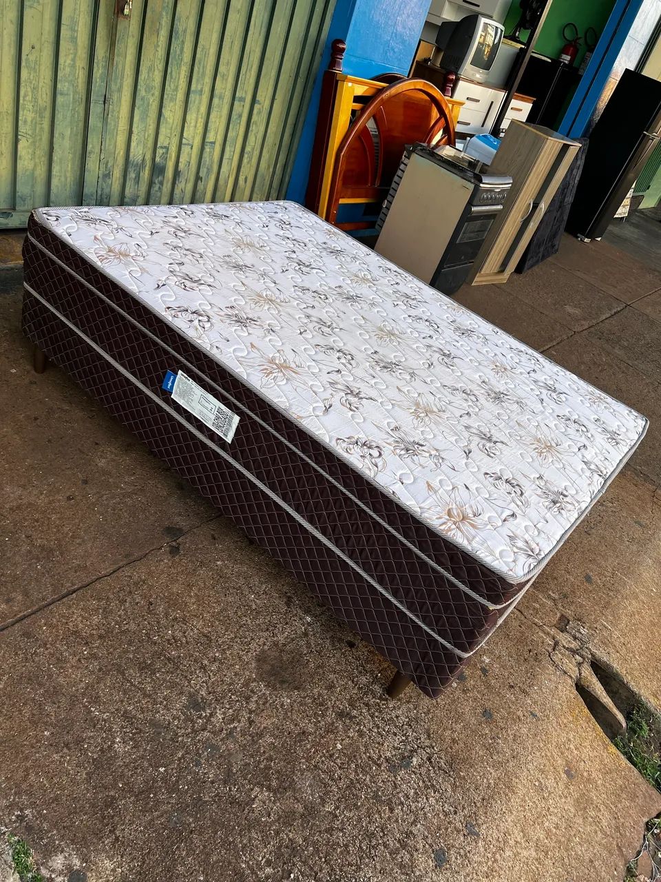 Cama box de casal conjugada seminova - Foto 4