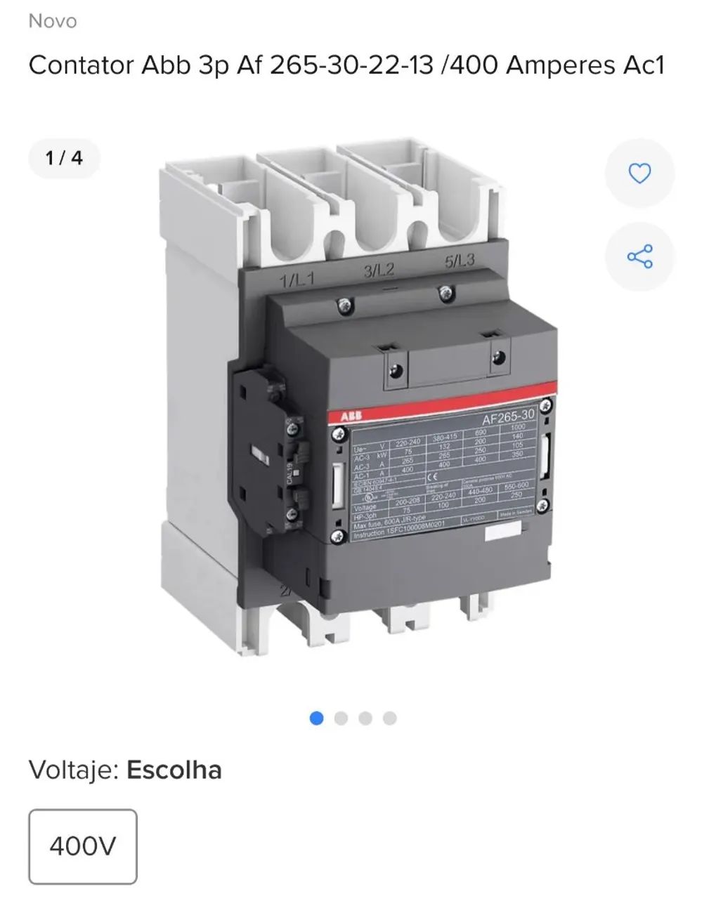 Contactora 400 CA