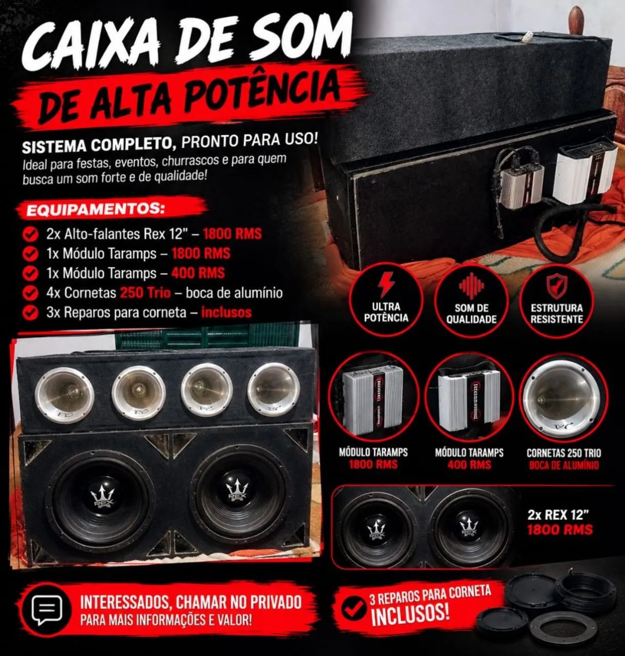 Vende-se  caixa de som