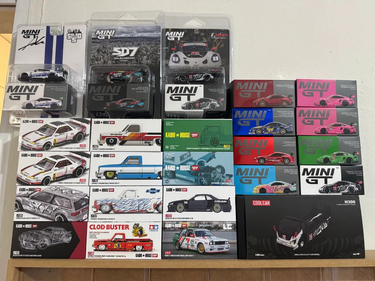 Lote de mini gt e Kaido house 