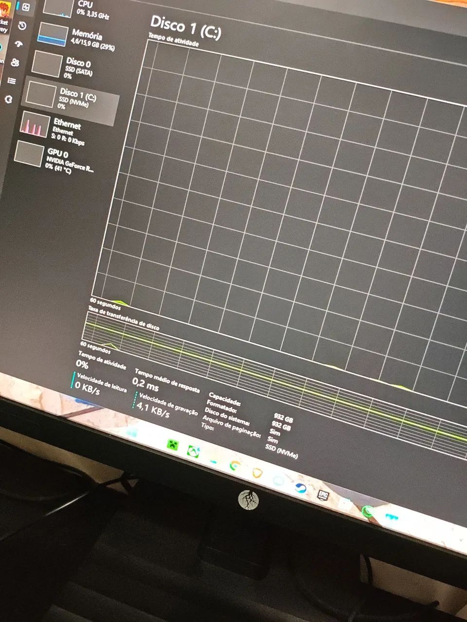 Setup Gamer Completo - Alto desempenho em Jogos - Foto 6