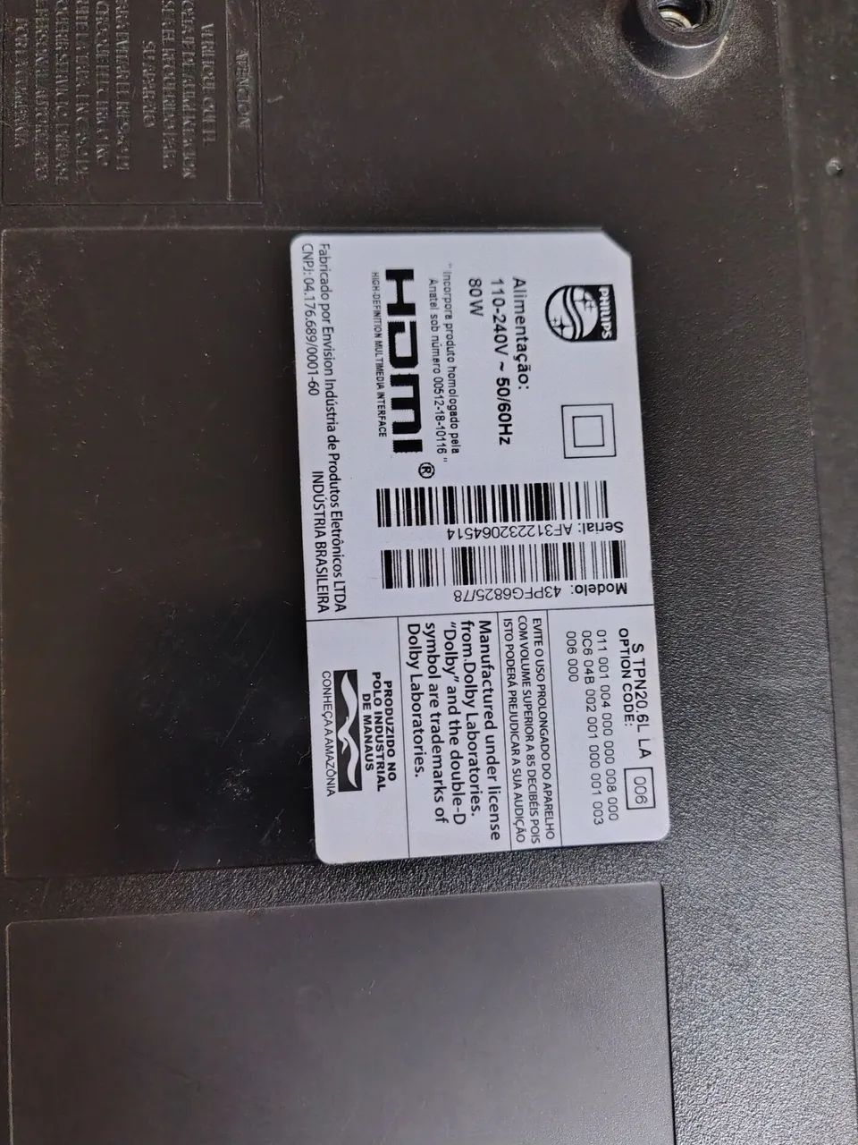 Smart tv Philips 43" com defeito  - Foto 2