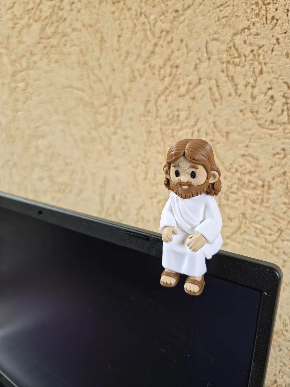 Decoração Mini Jesus Cristo 7cm Presente Religioso - Foto 4