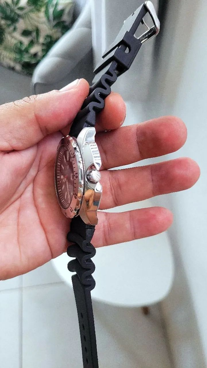 Relógio Seiko 5 Sports automático 4R36 - Foto 4