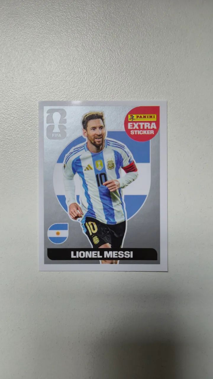 Figurinha Legend Lionel Messi PRATA Copa do Mundo 2026