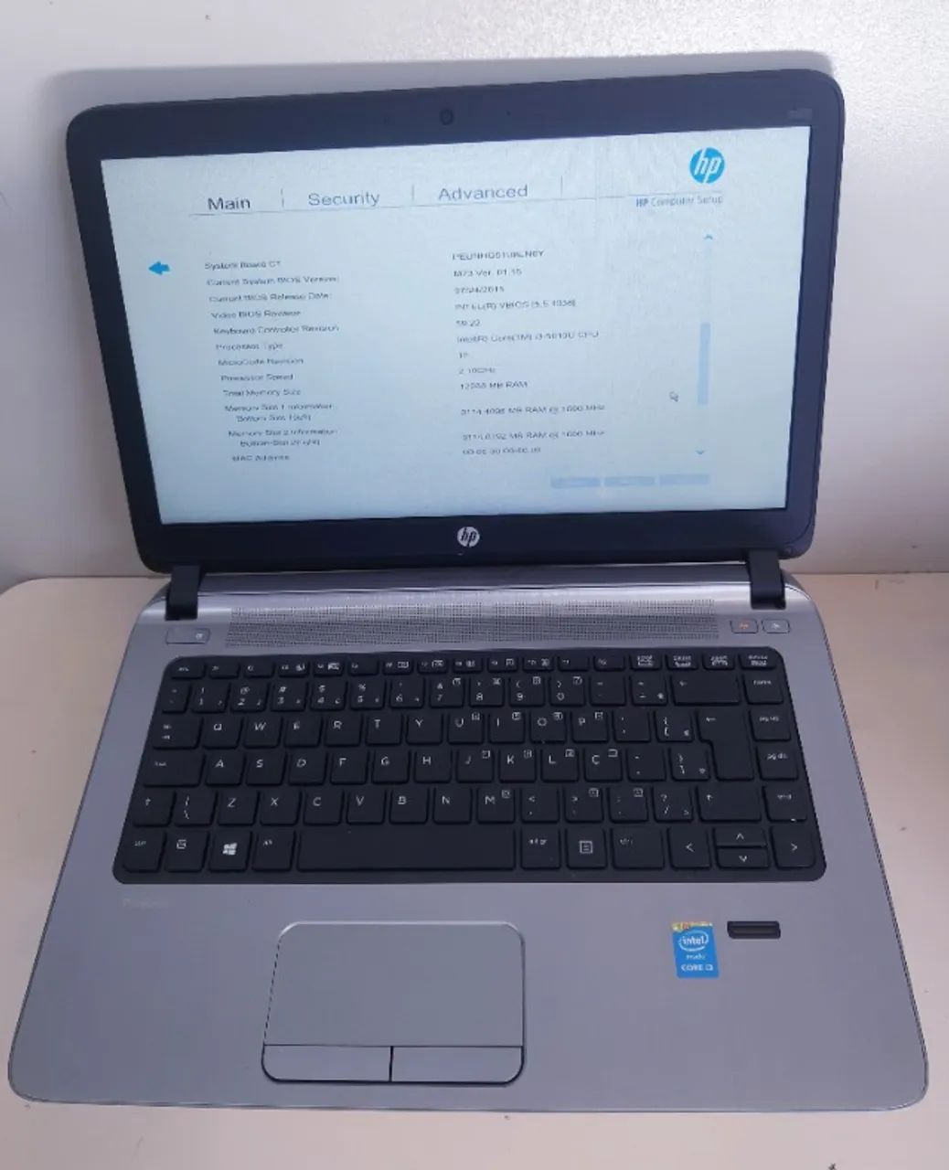 Notebook HP Core i3 440 G2 SSD 256GB
