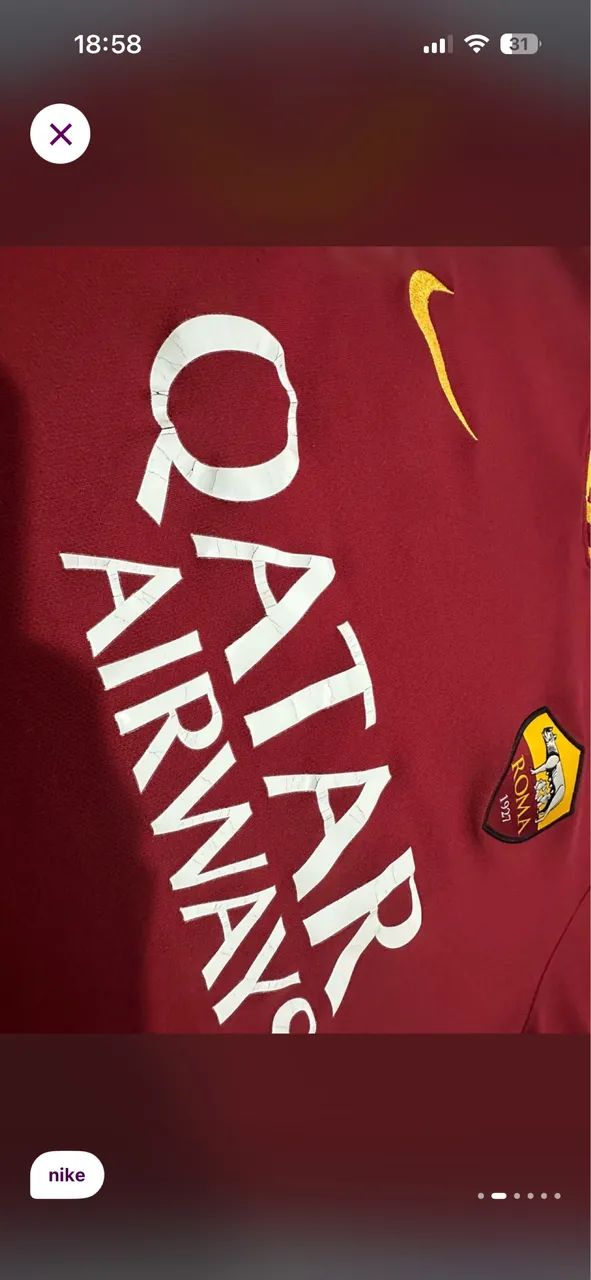 Camisa Roma Original - Foto 2