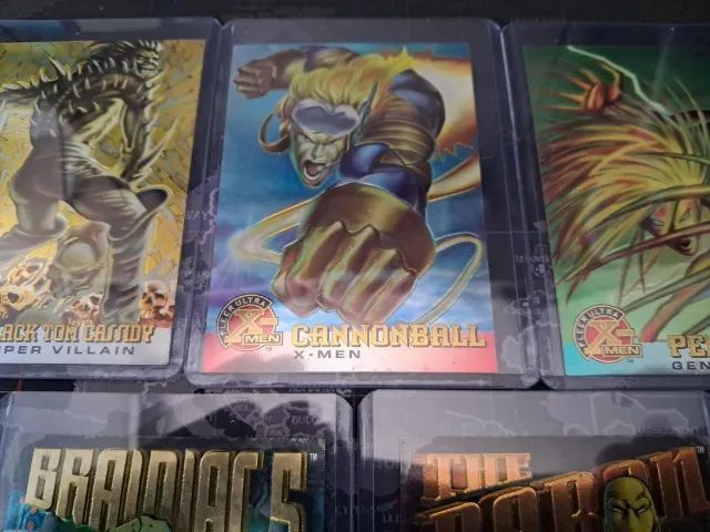 Cards Fleer Marvel Metal, DC Legends e X-men (1995) - Foto 5