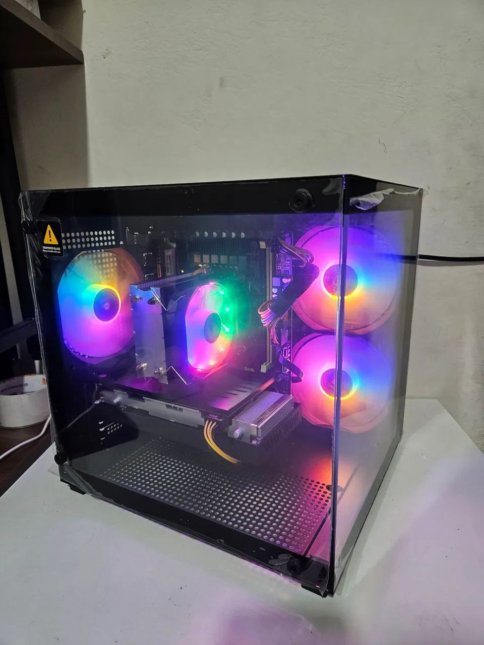 PC GAMER COM RX 580 8GB E SSD 240GB NOVO - Foto 4