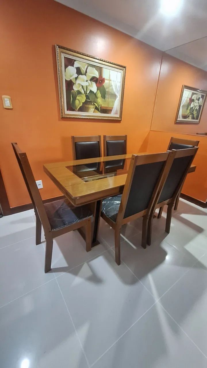 Conjunto de mesa com 6 cadeiras - Foto 3