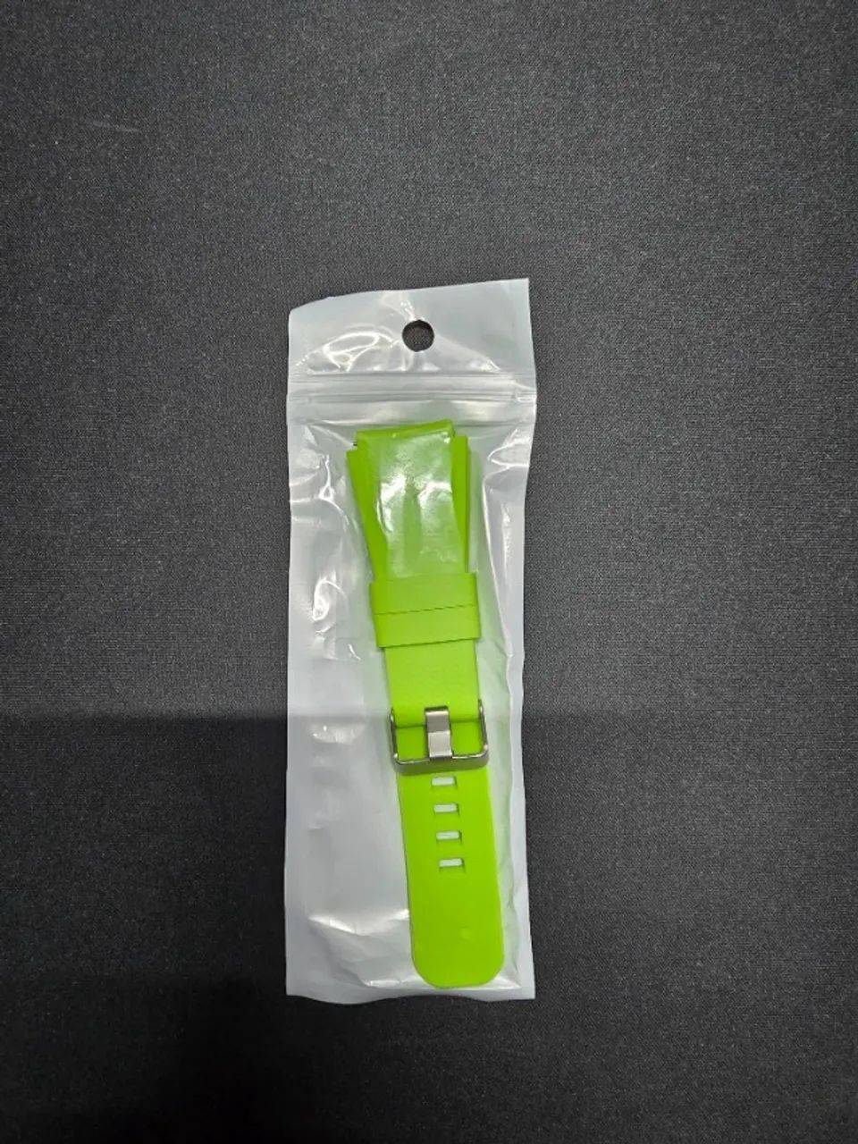 Kit Pulseiras 22mm Smartwatch - Verde Piscina, Roxo, Azul Céu, Verde Limão, Laranja - Foto 4