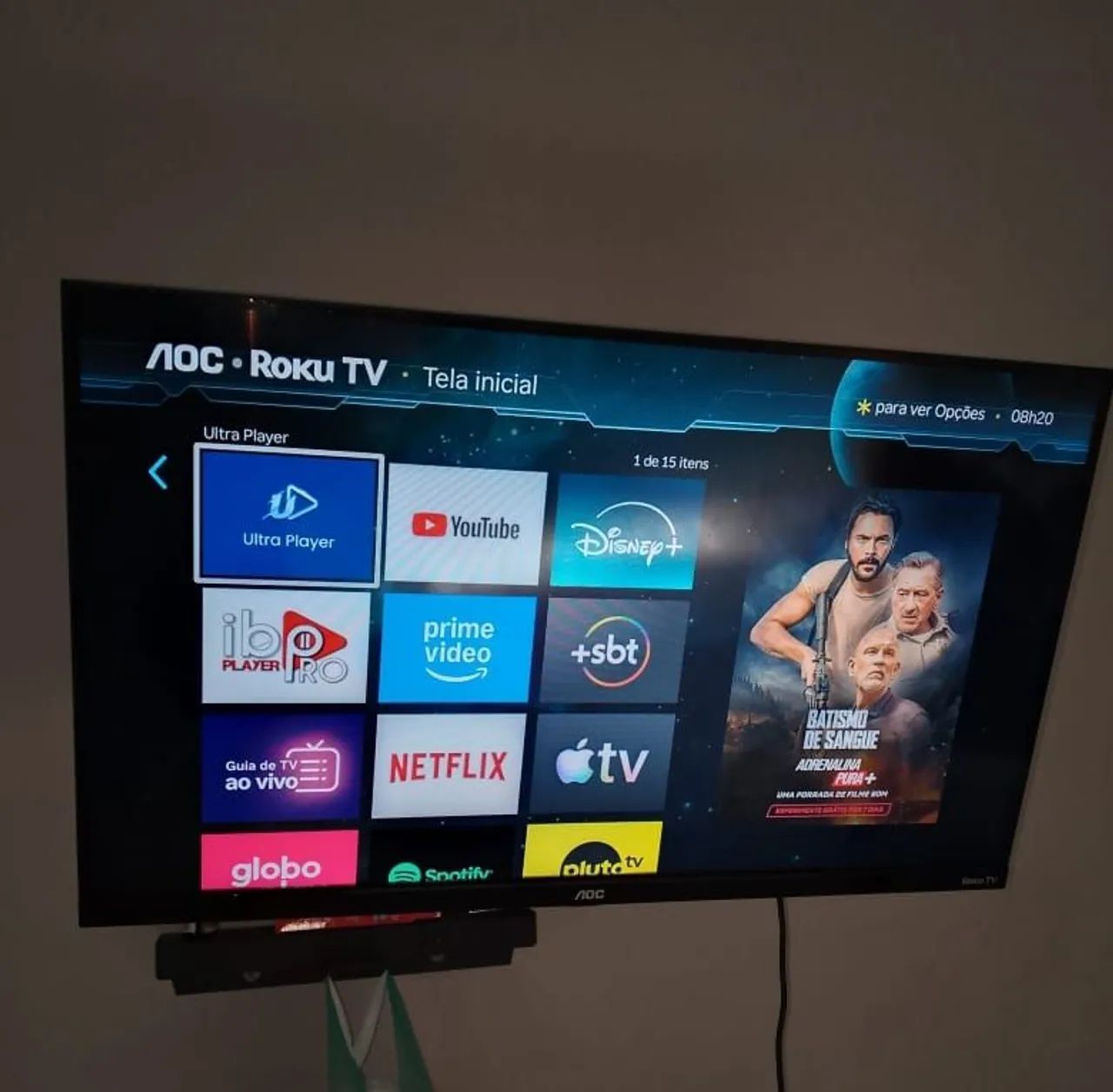 Smartv AOC Roku TV 32 polegadas 
