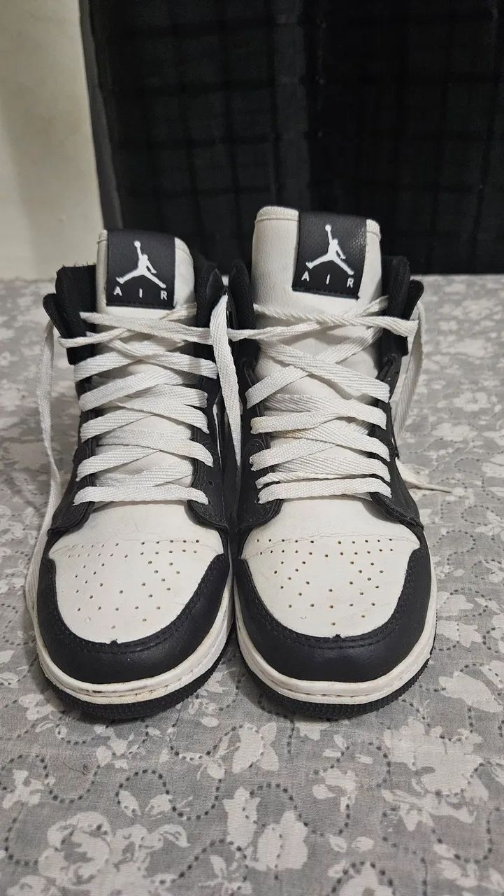 Tenis Nike air jordan Mid 1 - Foto 3