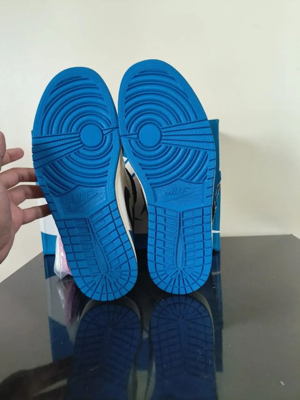 Air Jordan 1 High x Travis Scott Fragment Tamanho 42BR - Foto 6