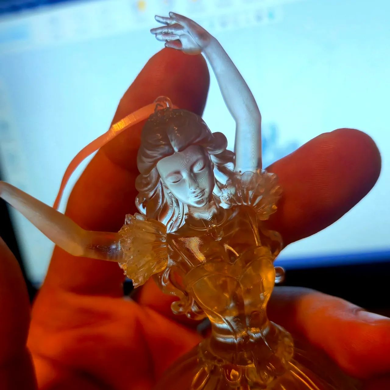 Enfeite Bailarina Clara Princesa Caramelo do filme Barbie e o Quebra Nozes - impressão 3D - Foto 4