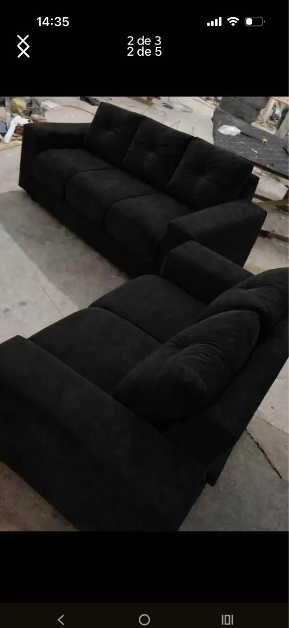 Conjunto sofá com almofadas - Foto 4