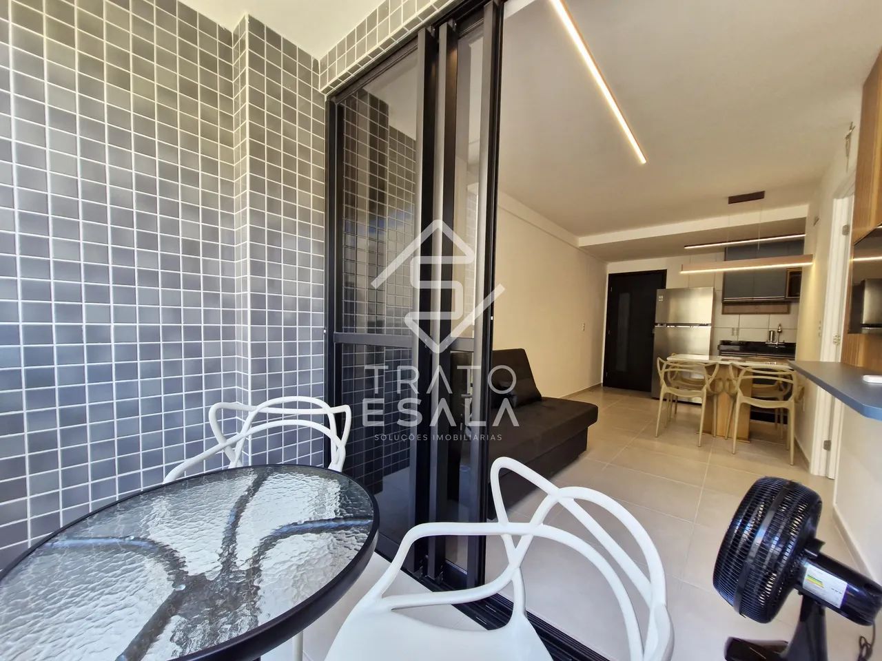 Quarto e sala, 1 quadra da orla da Ponta Verde, área de lazer completa - Foto 5