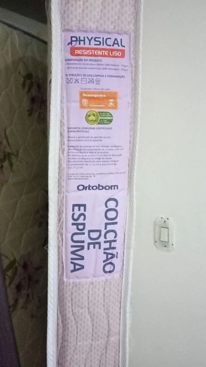 2 COLCHOES DE ESPUMA ORTOBOM  INFANTIL OU SOKTEIRO  CADA UM TEM SEU PREÇO  - Foto 4