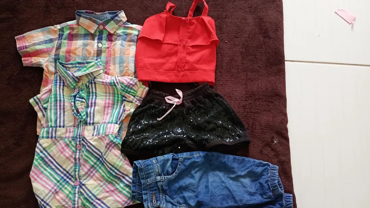 Lote de roupa tamanho tamanho 2 menina - Foto 3