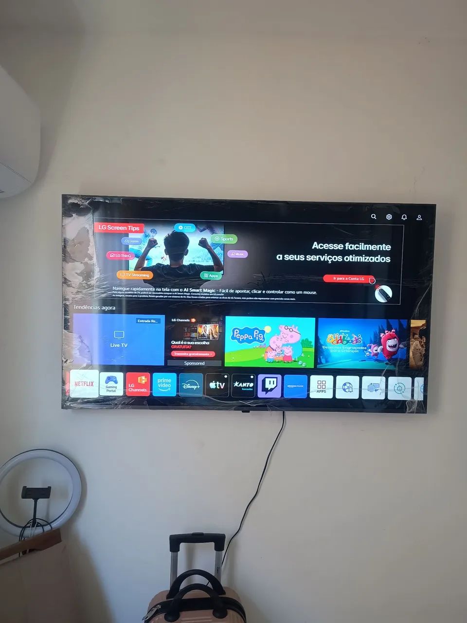 Tv Smart 43 top de linha  - Foto 4