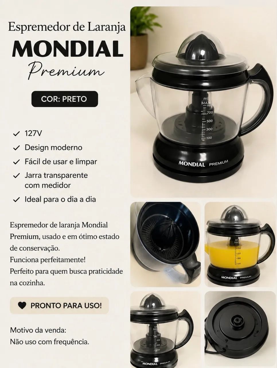 Espremedor de laranja 