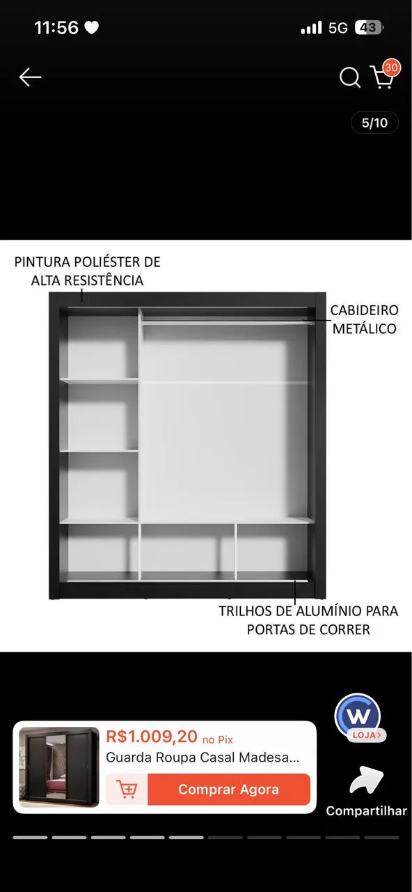 Guarda roupa  - Foto 2