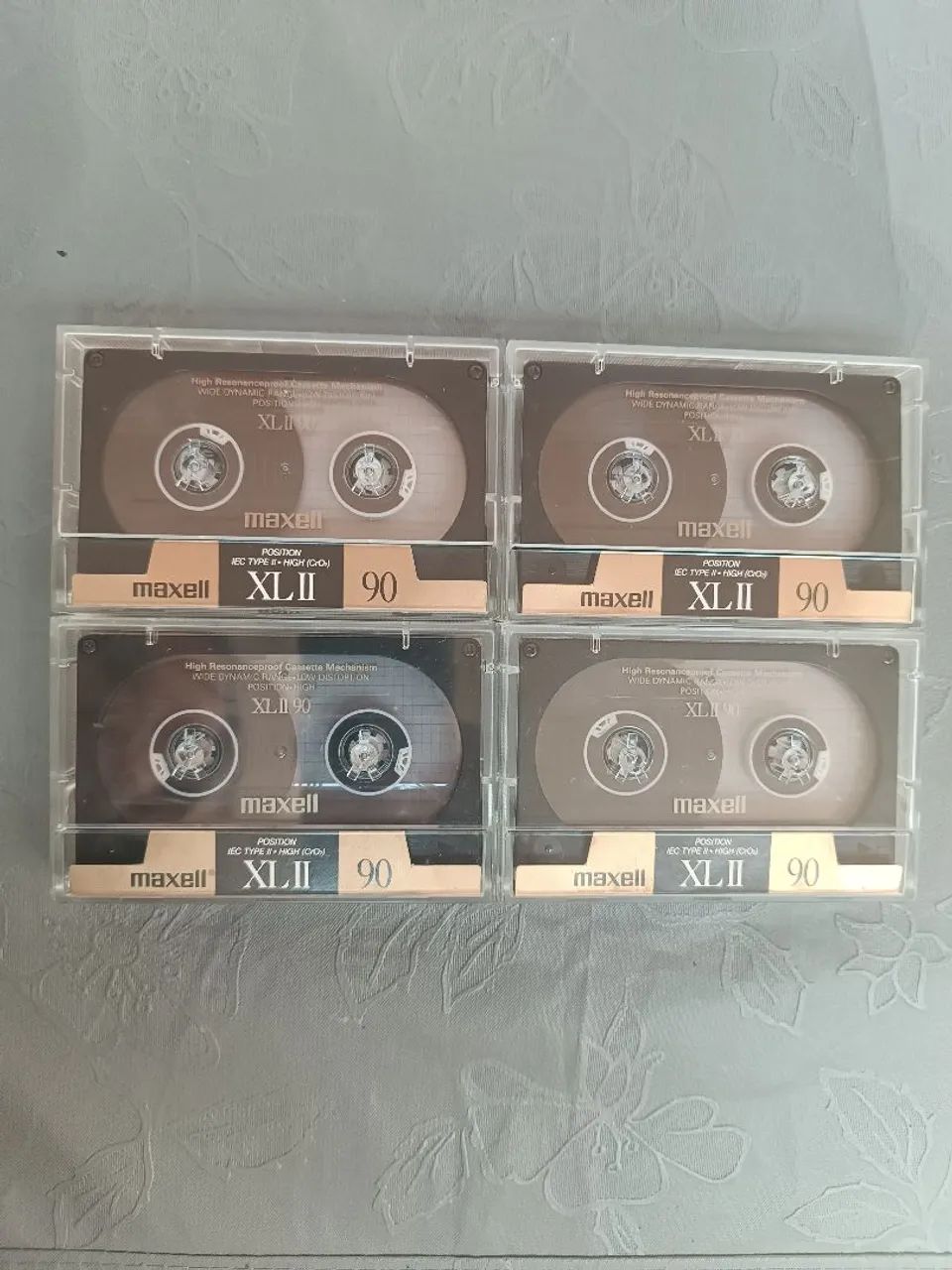 Fita cassete maxell lote 4 fitas impecáveis