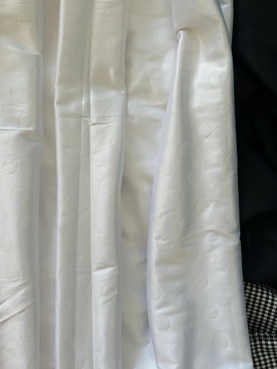 Kit com dois tecidos preto e branco  - Foto 5