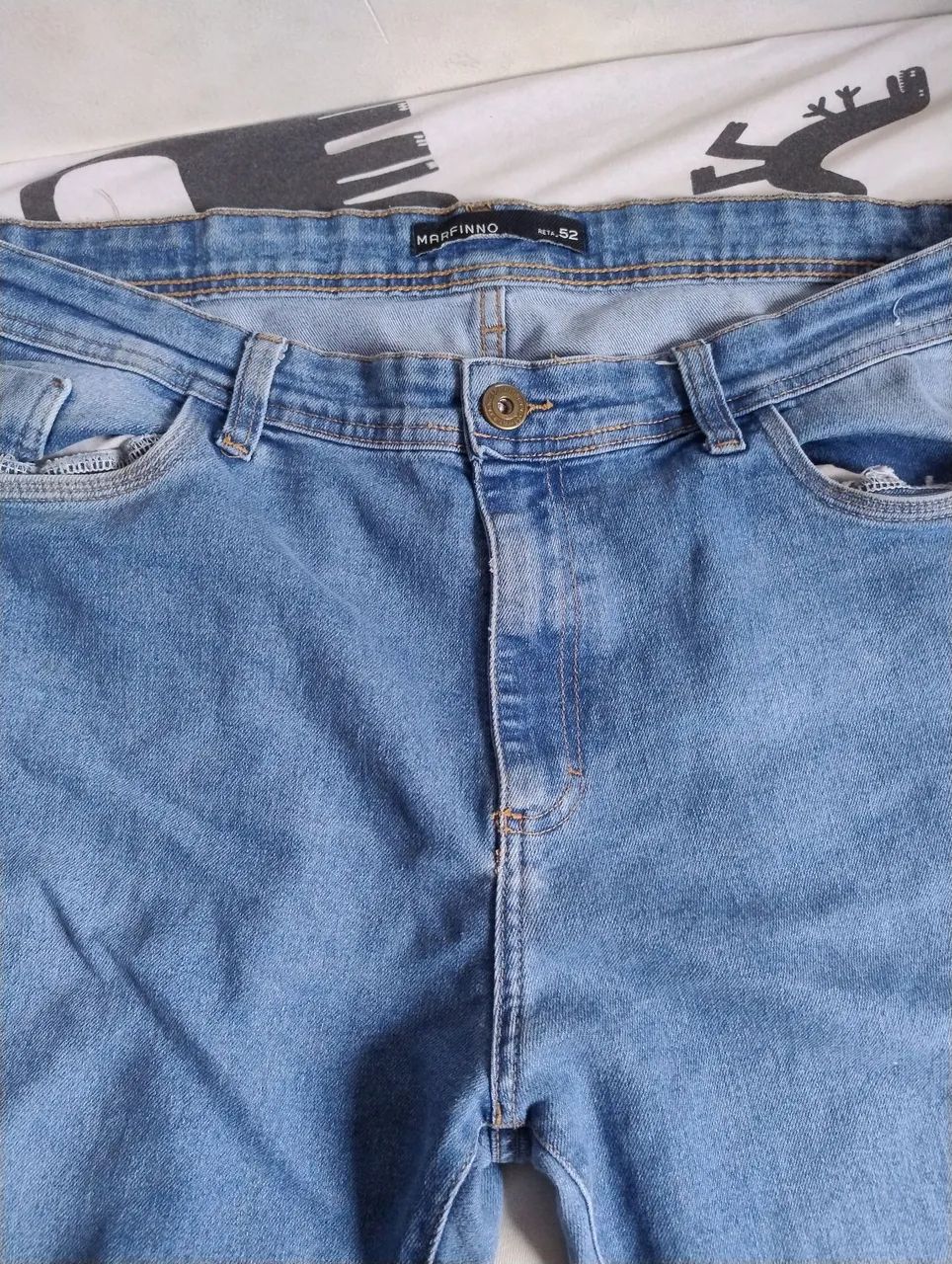 Calça tm 52 marfino - Foto 2