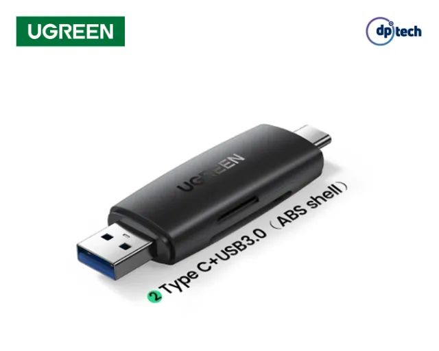 Leitor de Cartão 2 em 1 Ugreen Type-C + USB-A3.0 -Entrega Grátis- - Foto 3
