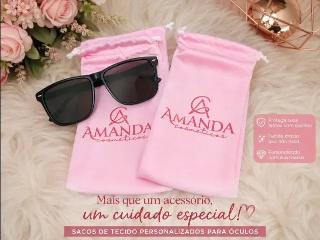 Sacos de Tecido Personalizados: Cuidado e Sofisticação para seus Óculos! ?