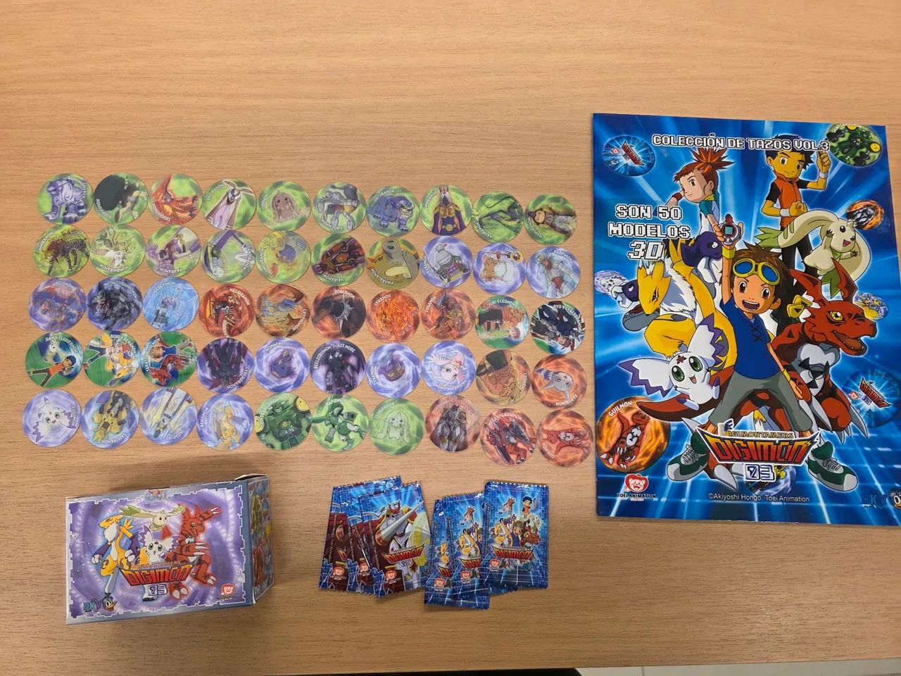 Coleção tazos Digimon volume 3 DKV completa