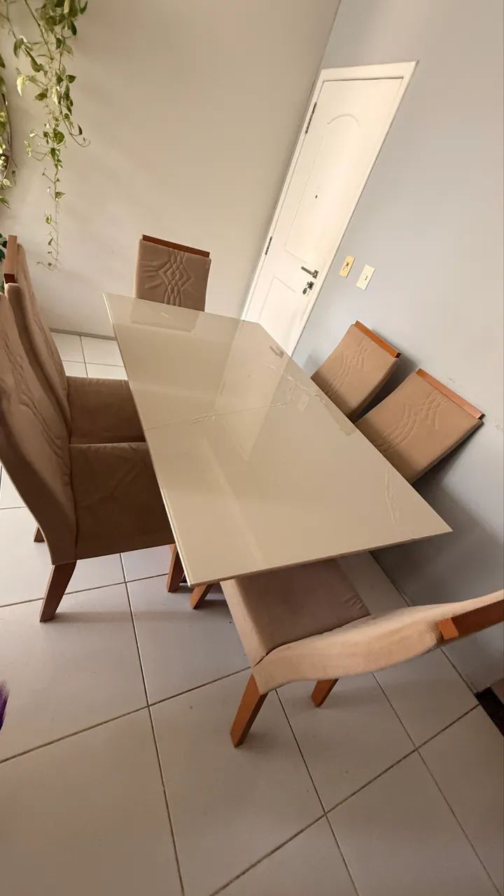 Mesa 6 lugares com cadeiras  - Foto 2
