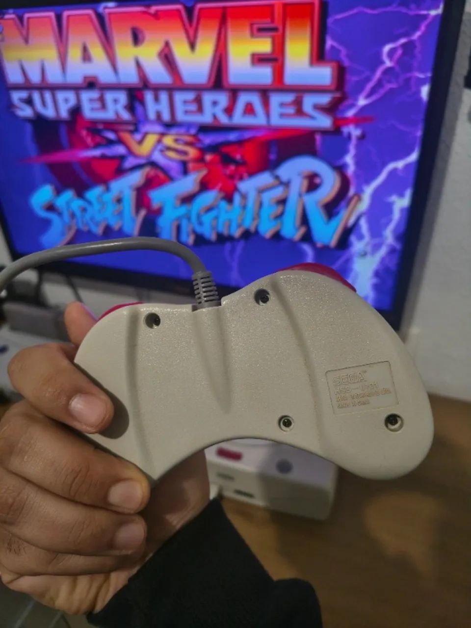 sega saturn branco + saroo - Foto 4