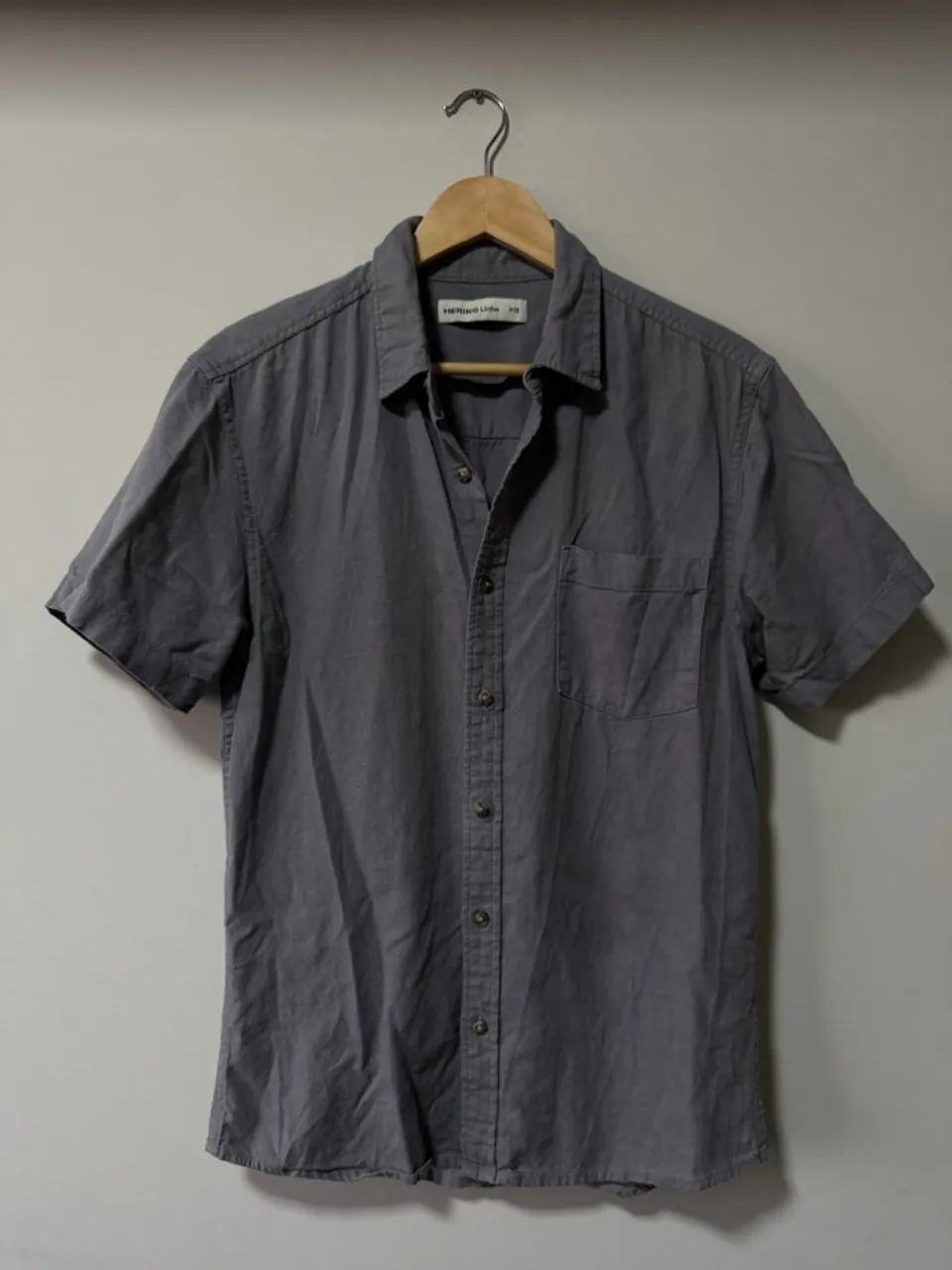 Camisa de linho Hering Cinza - Tamanho P
