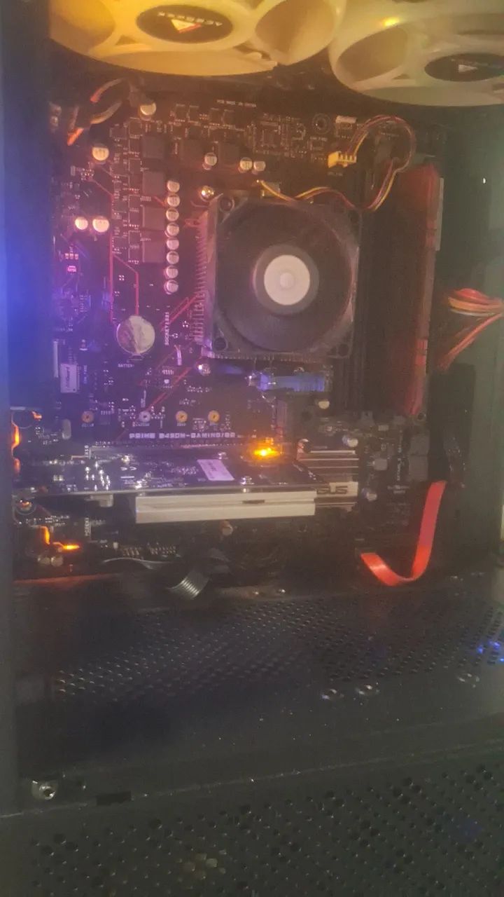 Placa b450 + ryzen 1500x 