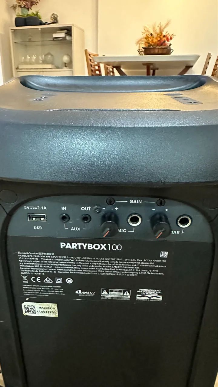 Caixa Som JBL PartyBox 100 JBL  - Foto 4