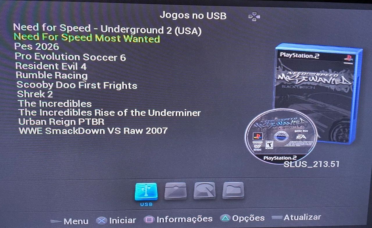 Hd com Case e jogos do ps2 - Foto 4