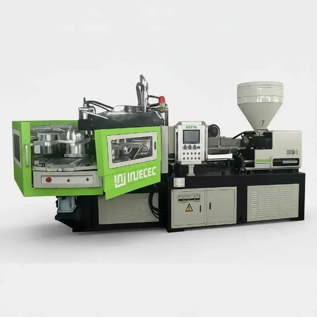 Máquina Injetora Rotativa automática, abertura automática pneumática IJ-668