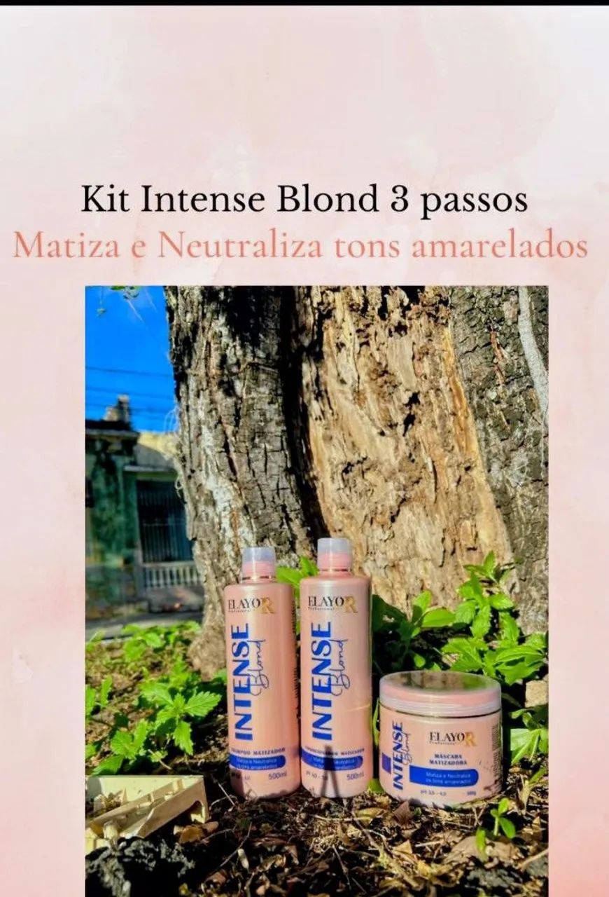 Kit capilar profissional para cabelos loiros