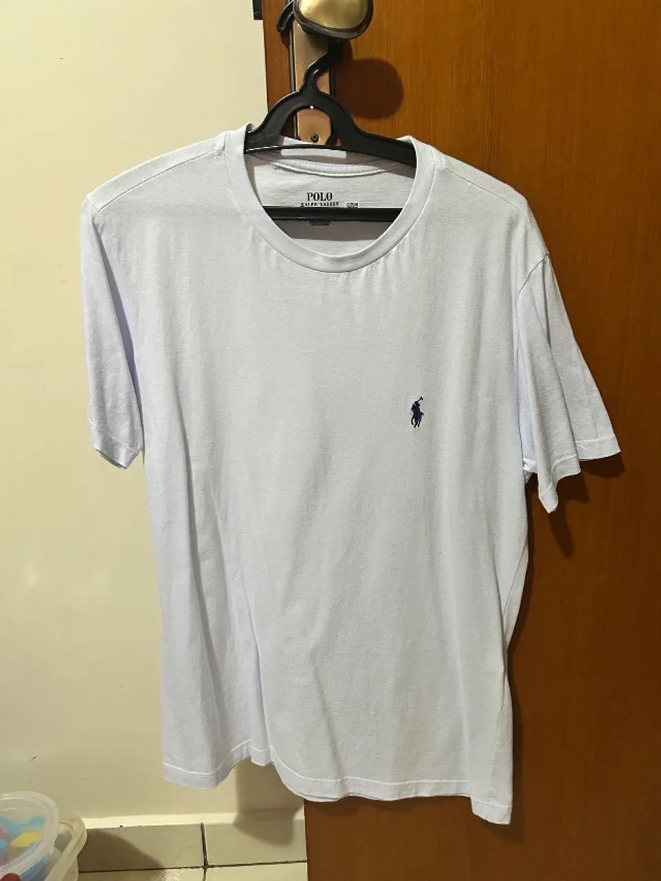Camiseta branca Ralph Lauren