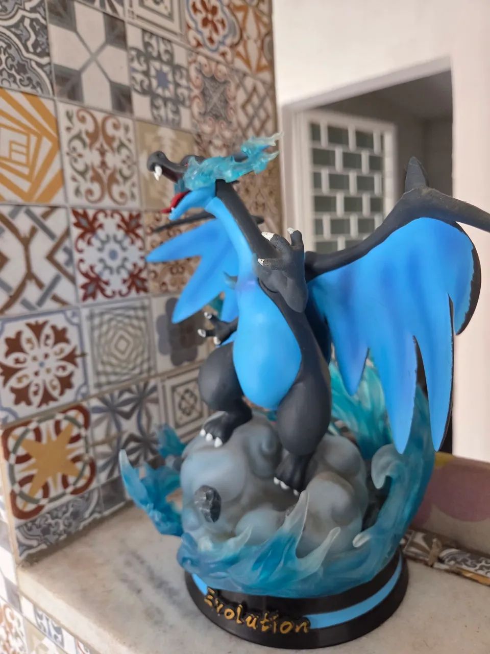 Mega Charizard X - Estátua - Pokemon - Foto 4
