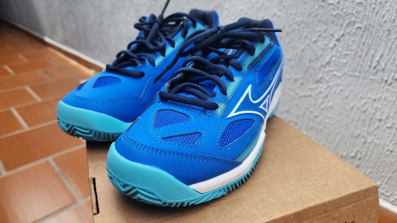 Tênis ORIGINAL Mizuno Break Shot 4 Clay Court - n° 37 - Só 150,00